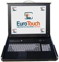 Ecran et clavier d'ordinateur EuroTouch rackable