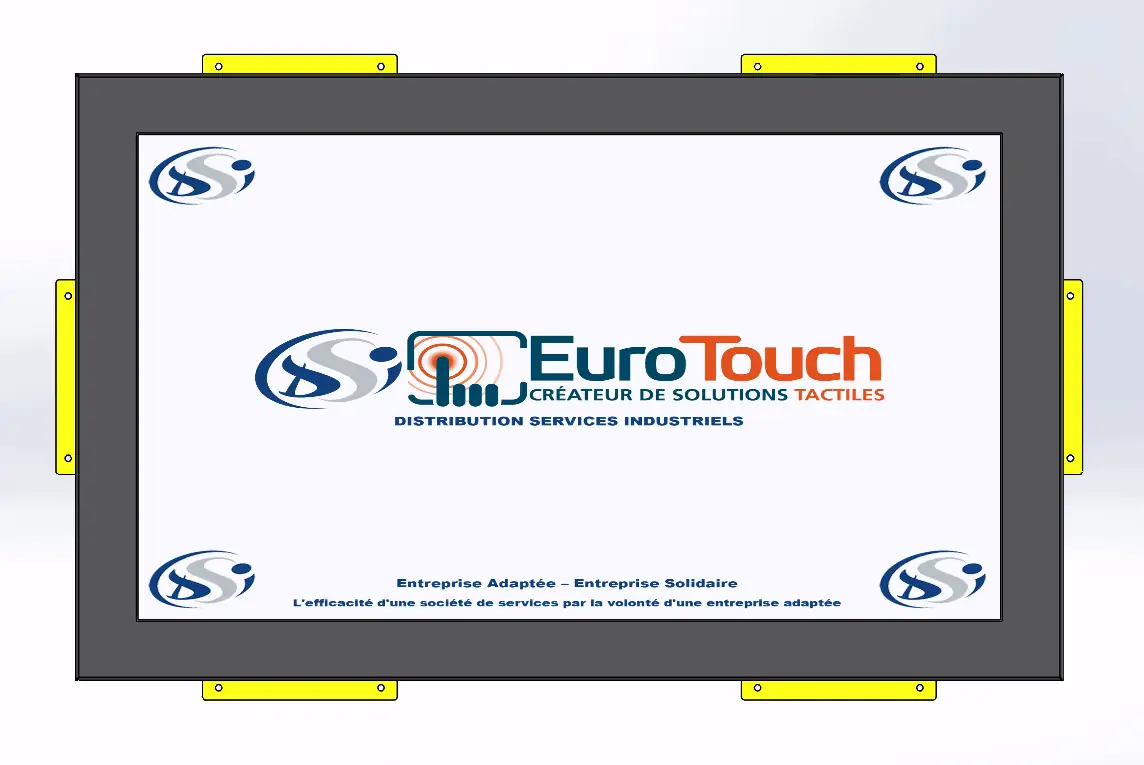 Diagramme d'écran LCD Eurotouch IS2240.
